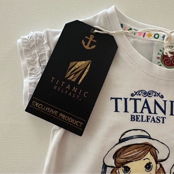 Titanic Belfast Baby Girl 12-24 Months Top Shirt NWT - Picture 3 of 6